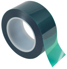 Trung Quốc 0.06mm / 0.09mm Mặt nạ nhiệt độ cao Băng keo PET màu xanh lá cây với keo silicone nhà cung cấp