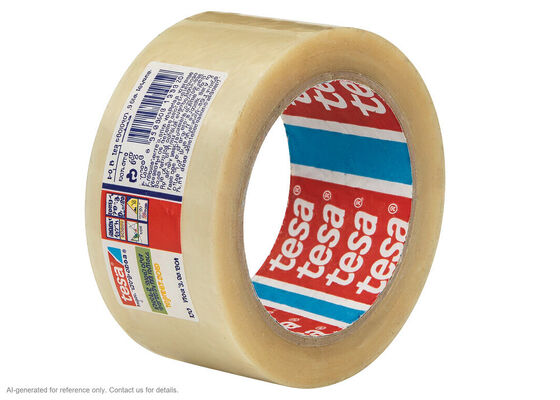 Trung Quốc tesa 4124 | 65 µm PVC Film | Natural Rubber | 60 N/cm Tensile | Medium to Heavy Cartons nhà cung cấp