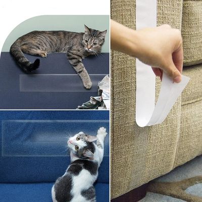 Nhựa băng huấn luyện mèo. Không bị trầy xước. Nhựa dán hai mặt để bảo vệ đồ nội thất. nhà cung cấp