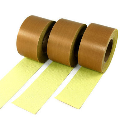 PTFE phủ sợi thủy tinh băng 3mils / 5mils silicone keo cho máy niêm phong nhiệt nhà cung cấp