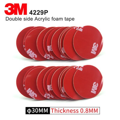 Băng keo hai mặt 3M 4229P | Cắt theo yêu cầu | Bọt Acrylic | 75MM | Hình tròn | Xám | Băng keo ô tô nhà cung cấp