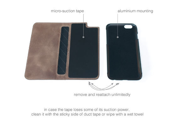 Micro hút băng với vật liệu nano cho điện thoại trường hợp điện thoại đứng sản xuất nhà cung cấp
