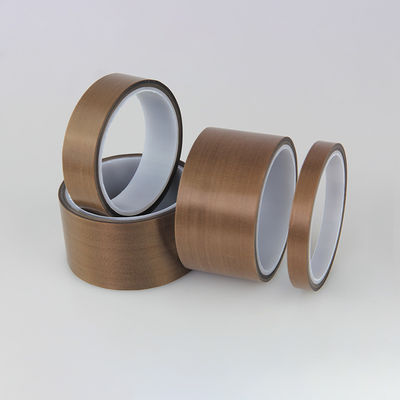 Silicone dính PTFE băng Teflon Với chứng nhận ISO SGS Nhiệt chống băng cách điện sợi thủy tinh nhà cung cấp