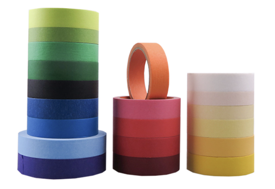 KZ-PT3 ♪ Crêpe masking tape ♪ Khả năng chống nhiệt tốt ♪ Ô tô ♪ Hình vẽ màu sắc ♪ nhà cung cấp